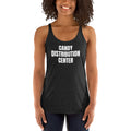CANDY DISTRIBUTION CENTER racerback tank, vintage black