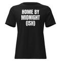 HOME BY MIDNIGHT (ISH) women's relaxed tee, black