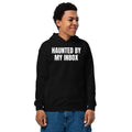 HAUNTED BY MY INBOX kids hoodie, black