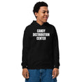 CANDY DISTRIBUTION CENTER kids hoodie, black