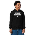 THE CANDY INSPECTOR IS IN kids hoodie, black