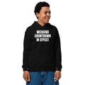 WEEKEND COUNTDOWN IN EFFECT kids hoodie, black