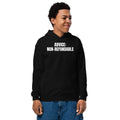 ADVICE: NON-REFUNDABLE kids hoodie, black