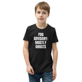 FOG ADVISORY: MOSTLY GHOSTS kids tee, black