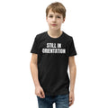 STILL IN ORIENTATION kids tee, black