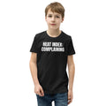 HEAT INDEX: COMPLAINING kids tee, black